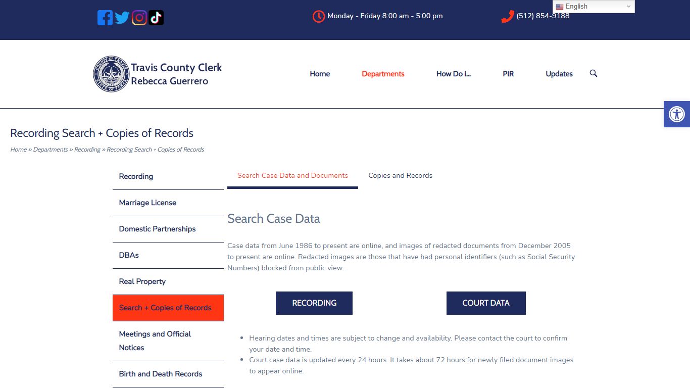 Recording Search + Copies of Records - Travis County Clerk
